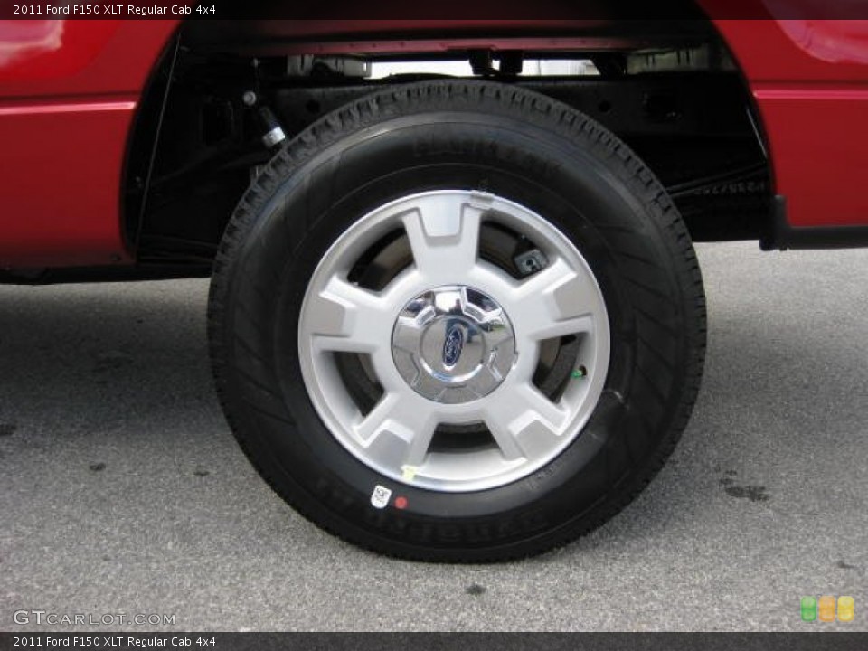 2011 Ford F150 XLT Regular Cab 4x4 Wheel and Tire Photo #54810892