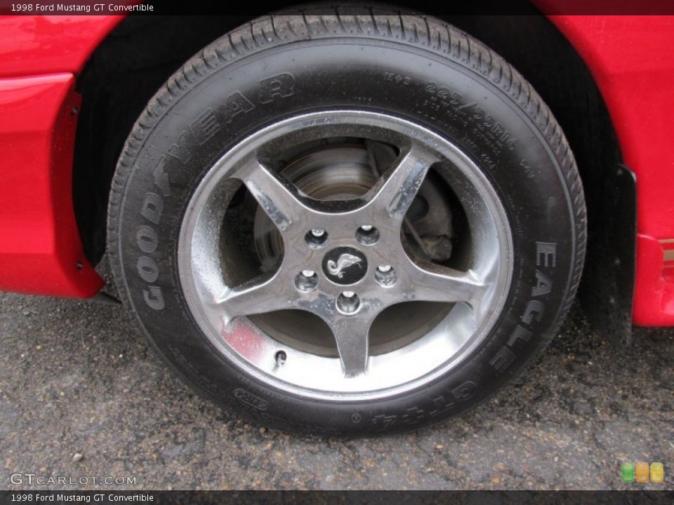 1998 Ford Mustang GT Convertible Wheel and Tire Photo #54826729