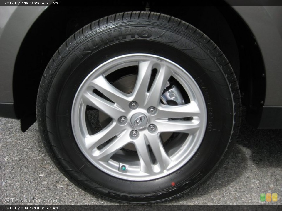 2012 Hyundai Santa Fe GLS AWD Wheel and Tire Photo #54830068