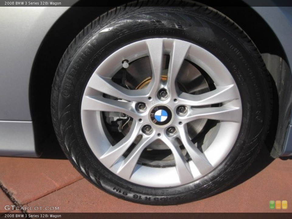 2008 BMW 3 Series 328i Wagon Wheel and Tire Photo #54831331