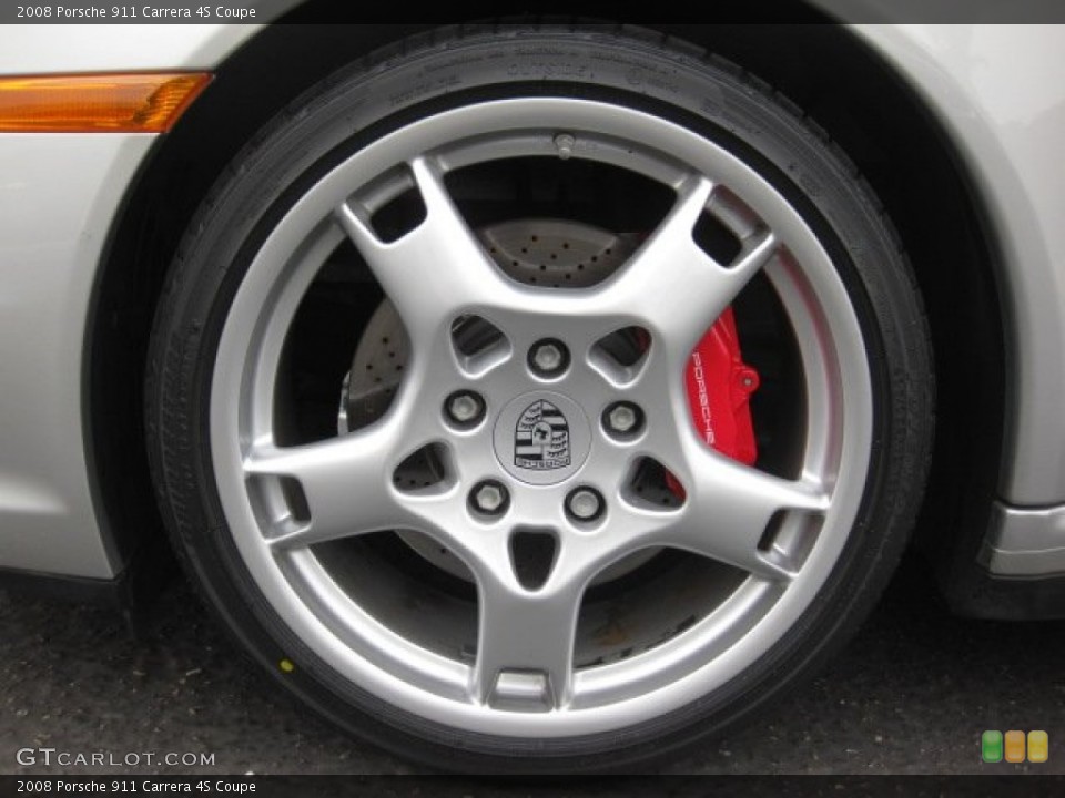 2008 Porsche 911 Carrera 4S Coupe Wheel and Tire Photo #54831754