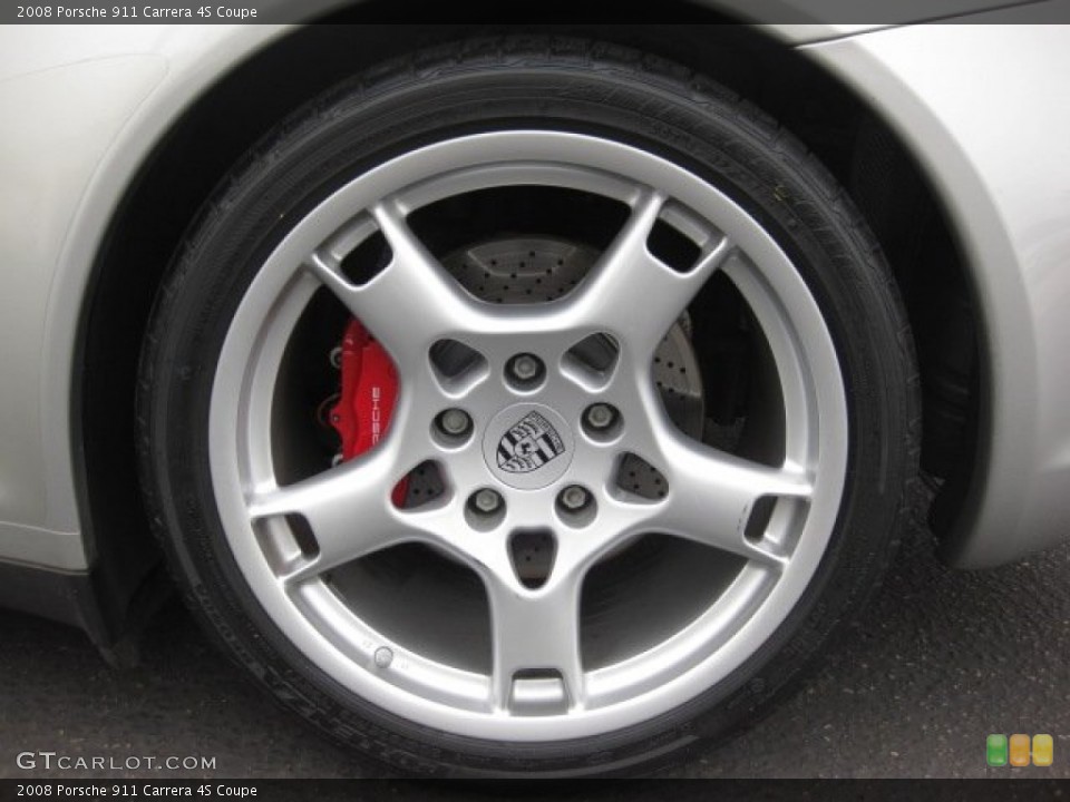 2008 Porsche 911 Carrera 4S Coupe Wheel and Tire Photo #54831763