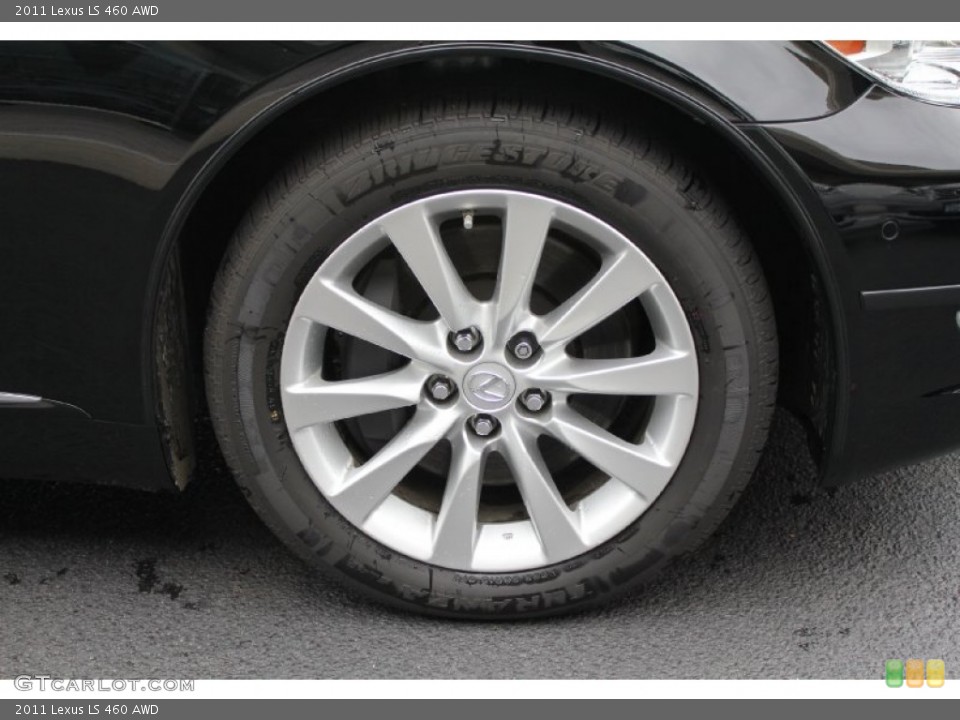 2011 Lexus LS 460 AWD Wheel and Tire Photo #54833383