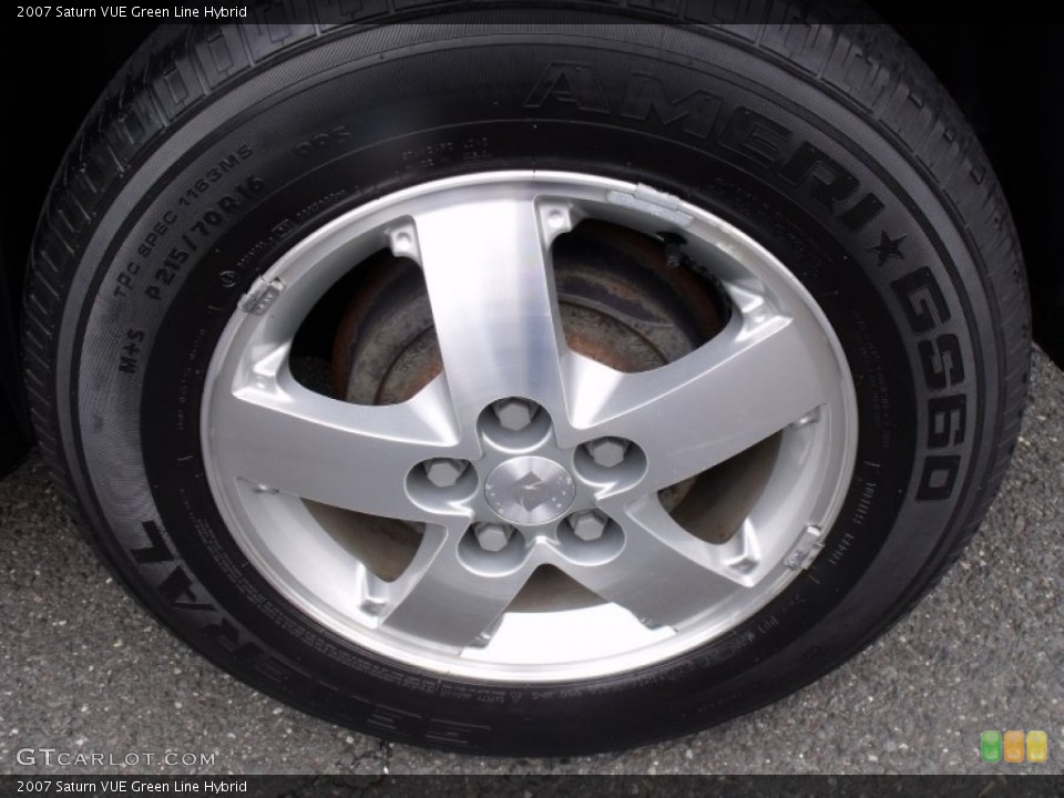 2007 Saturn VUE Green Line Hybrid Wheel and Tire Photo #54839455