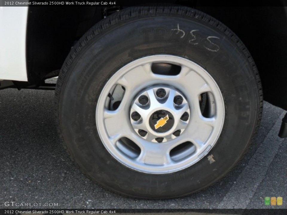 2012 Chevrolet Silverado 2500HD Work Truck Regular Cab 4x4 Wheel and Tire Photo #54841444