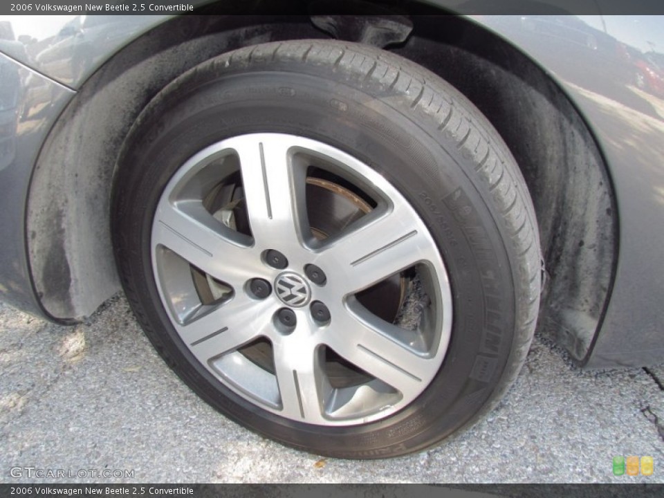 2006 Volkswagen New Beetle 2.5 Convertible Wheel and Tire Photo #54858865