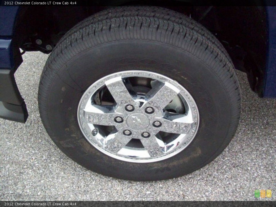 2012 Chevrolet Colorado LT Crew Cab 4x4 Wheel and Tire Photo #54862119