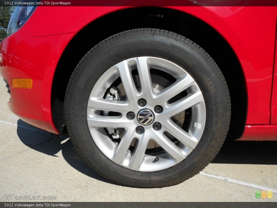 2012 Volkswagen Jetta TDI SportWagen Wheel and Tire Photo #54863000
