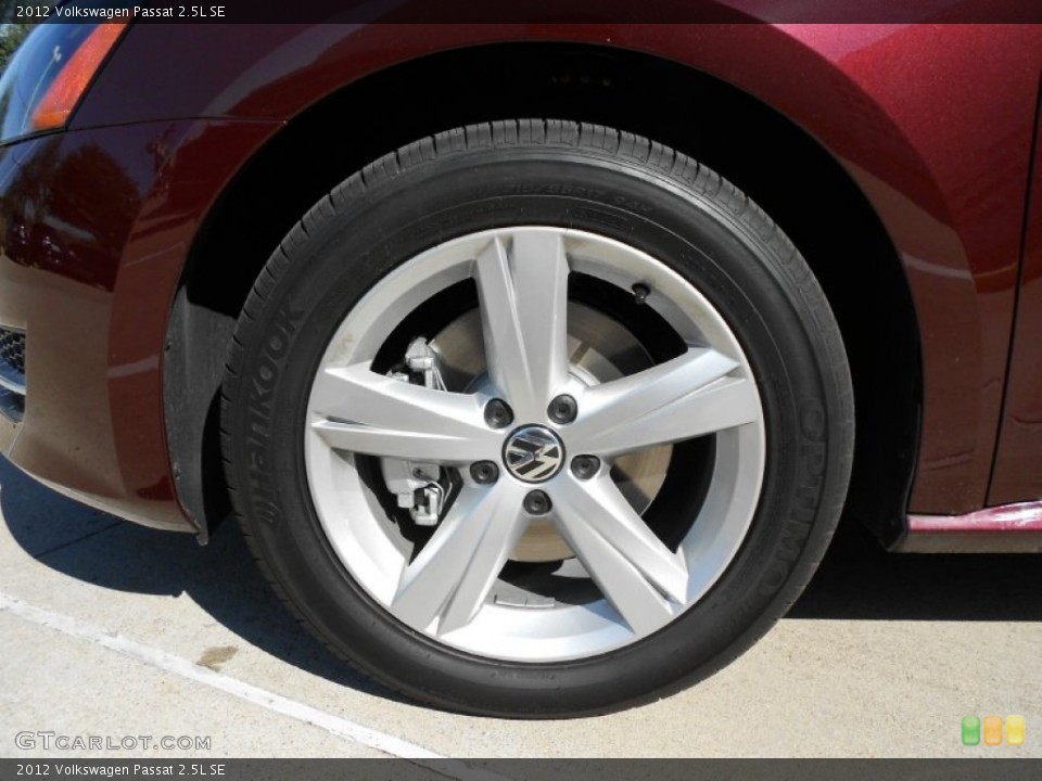 2012 Volkswagen Passat 2.5L SE Wheel and Tire Photo #54863632