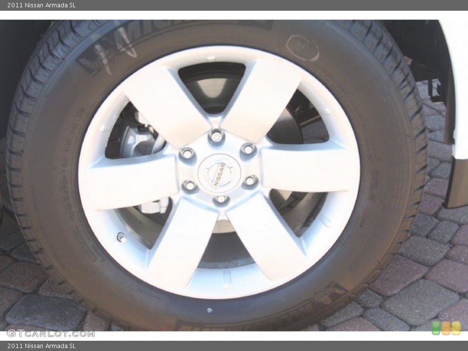 2011 Nissan Armada SL Wheel and Tire Photo #54864487
