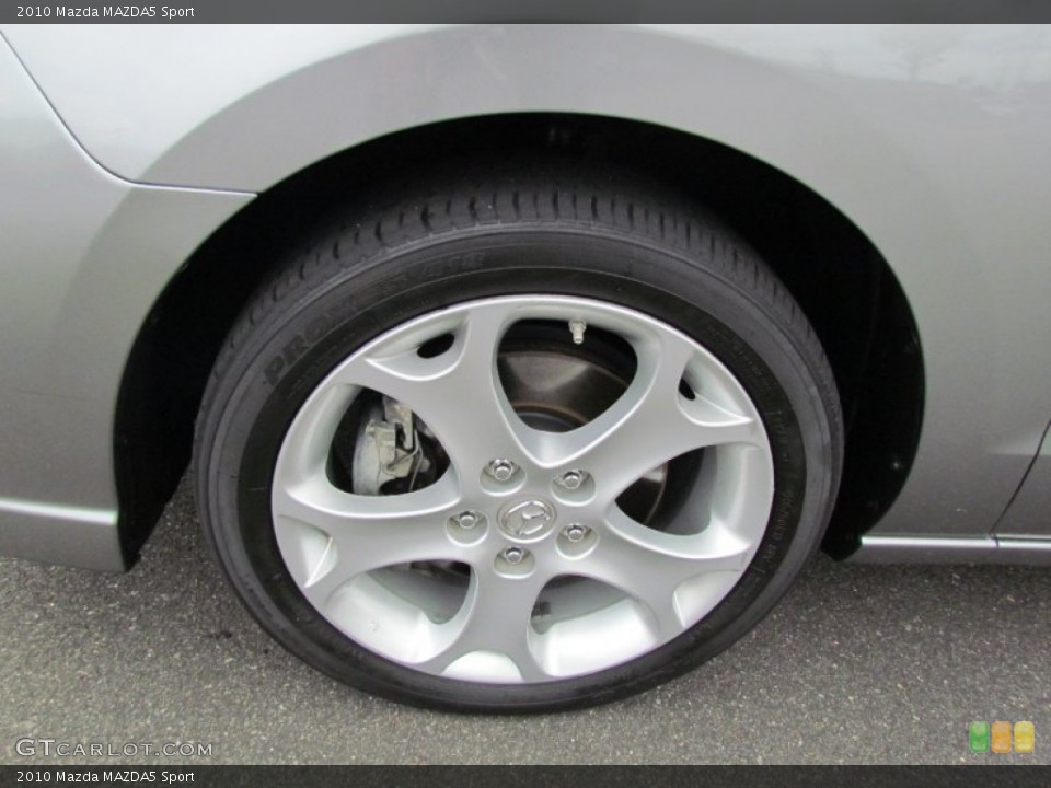 2010 Mazda MAZDA5 Sport Wheel and Tire Photo #54873010