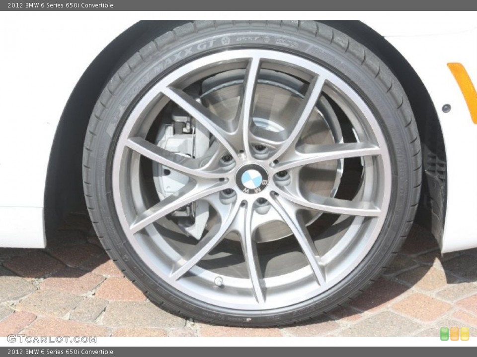 2012 BMW 6 Series 650i Convertible Wheel and Tire Photo #54874276