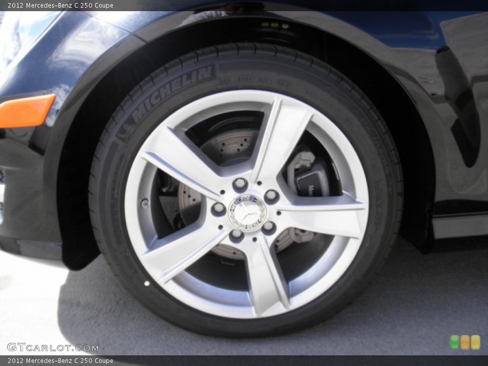 2012 Mercedes-Benz C 250 Coupe Wheel and Tire Photo #54876859