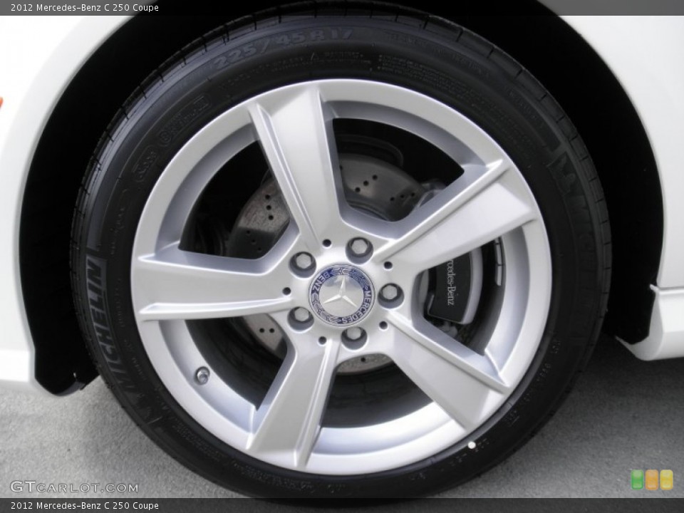 2012 Mercedes-Benz C 250 Coupe Wheel and Tire Photo #54876946