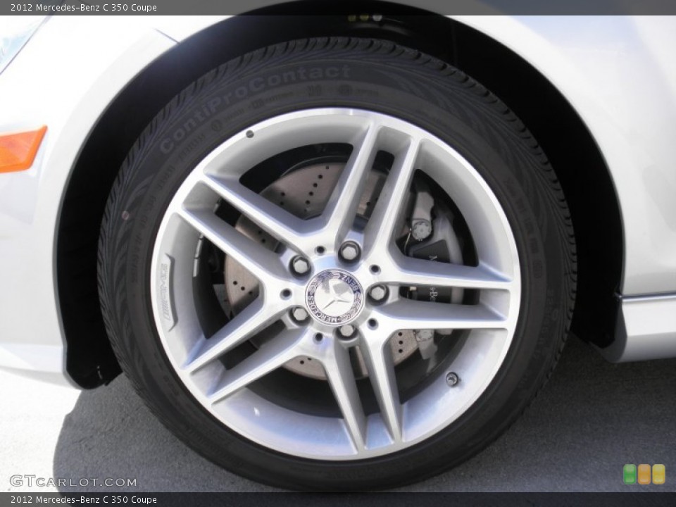 2012 Mercedes-Benz C 350 Coupe Wheel and Tire Photo #54877138