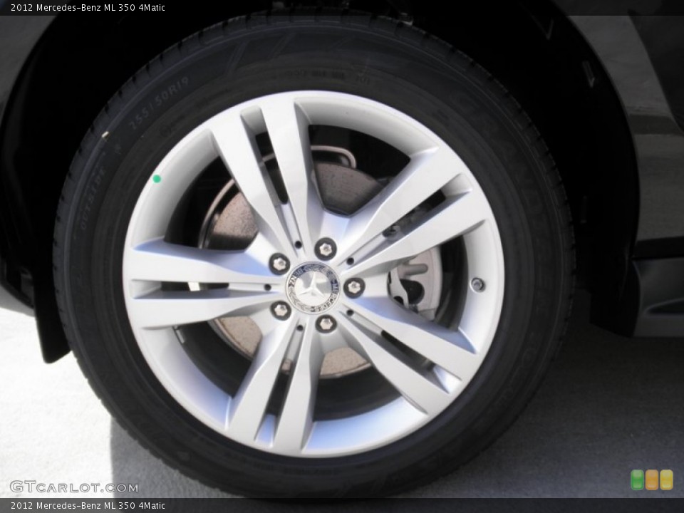 2012 Mercedes-Benz ML 350 4Matic Wheel and Tire Photo #54877867