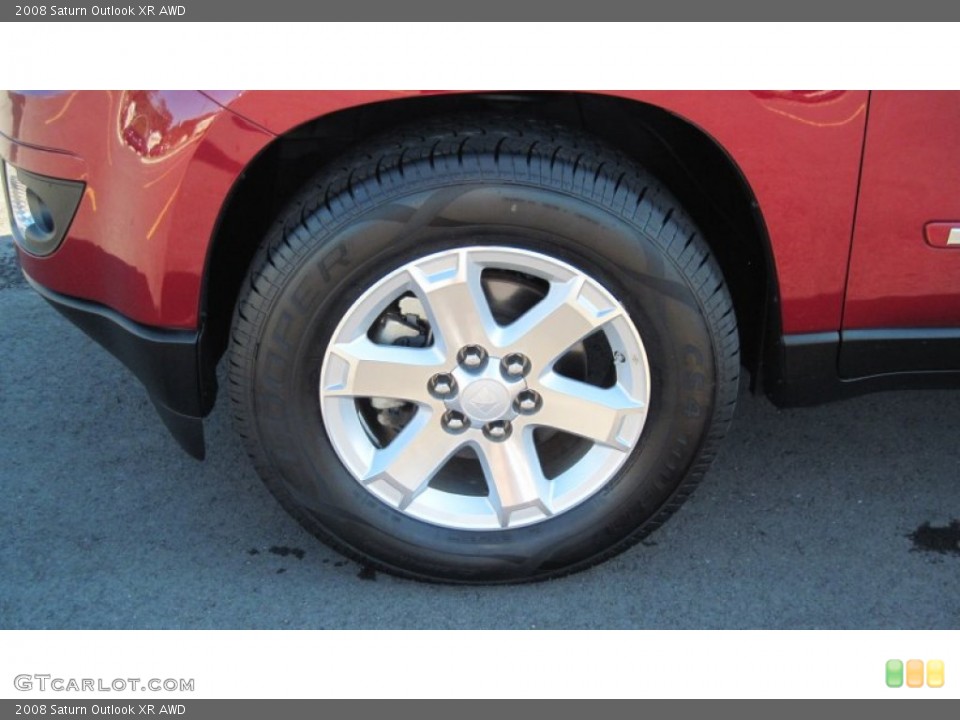 2008 Saturn Outlook XR AWD Wheel and Tire Photo #54885622