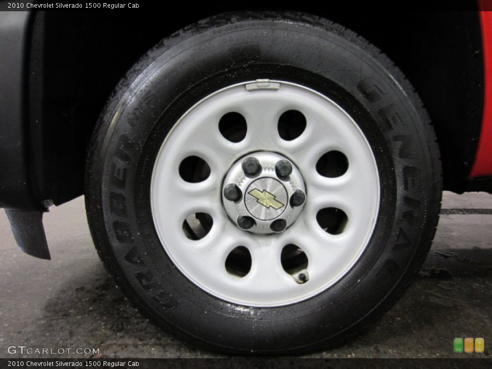 2010 Chevrolet Silverado 1500 Regular Cab Wheel and Tire Photo #54894577