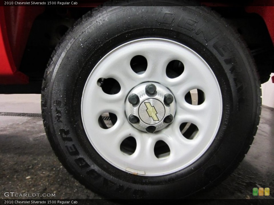 2010 Chevrolet Silverado 1500 Regular Cab Wheel and Tire Photo #54894586