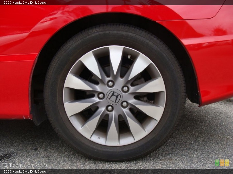 2009 Honda Civic EX-L Coupe Wheel and Tire Photo #54897607