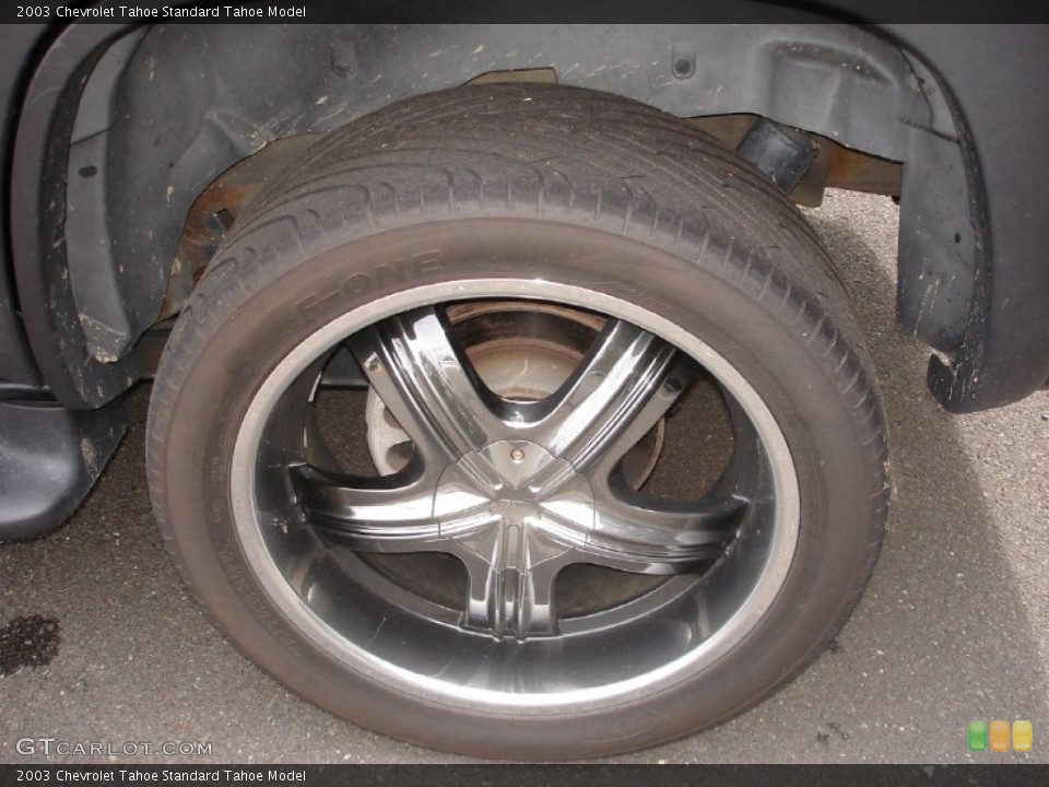 2003 Chevrolet Tahoe Custom Wheel and Tire Photo #54902222