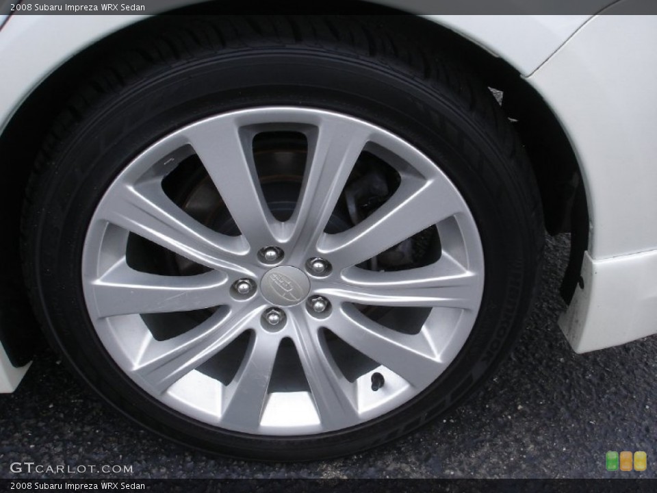 2008 Subaru Impreza WRX Sedan Wheel and Tire Photo #54903080