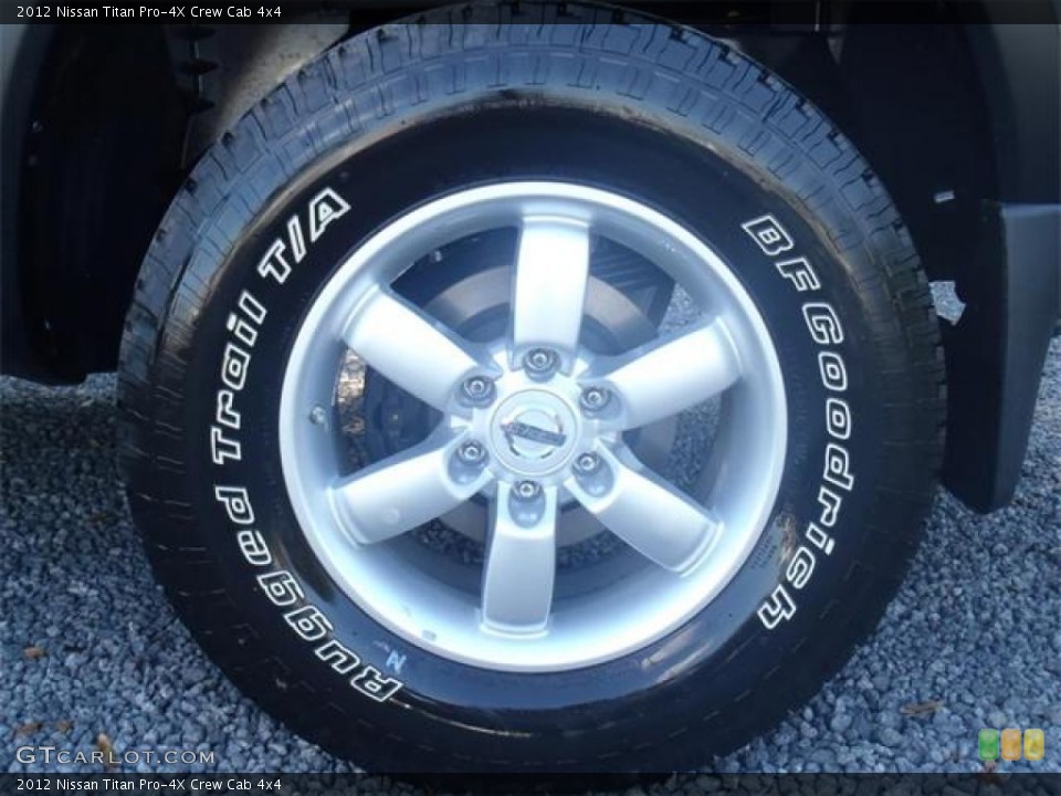 2012 Nissan Titan Pro-4X Crew Cab 4x4 Wheel and Tire Photo #54910205