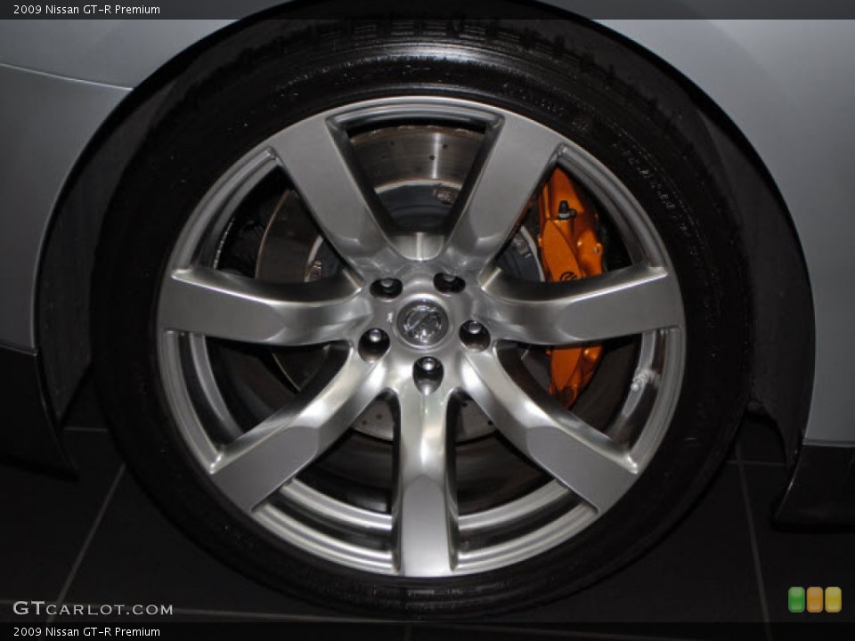 2009 Nissan GT-R Premium Wheel and Tire Photo #54910391