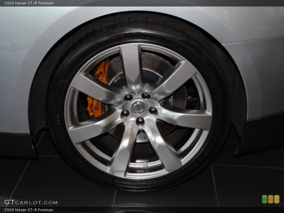 2009 Nissan GT-R Premium Wheel and Tire Photo #54910451