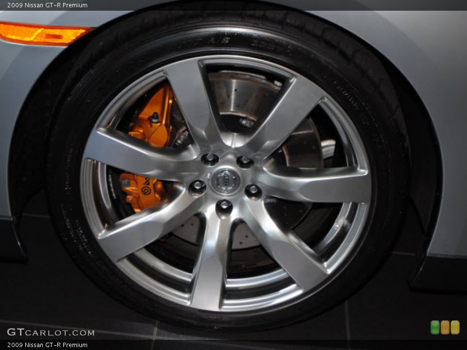 2009 Nissan GT-R Premium Wheel and Tire Photo #54910502