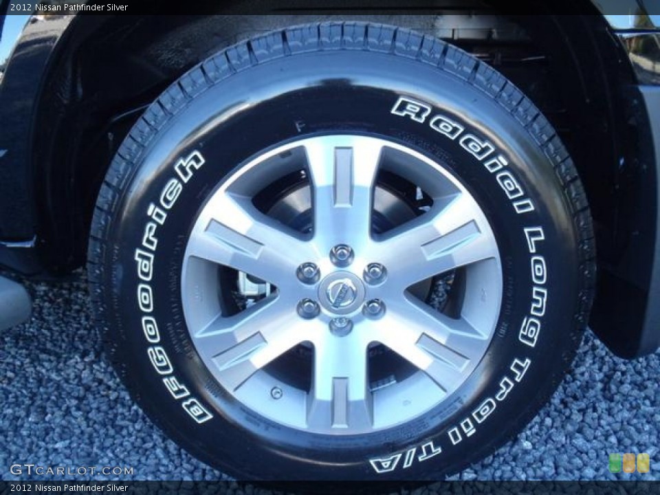 2012 Nissan Pathfinder Silver Wheel and Tire Photo #54910990
