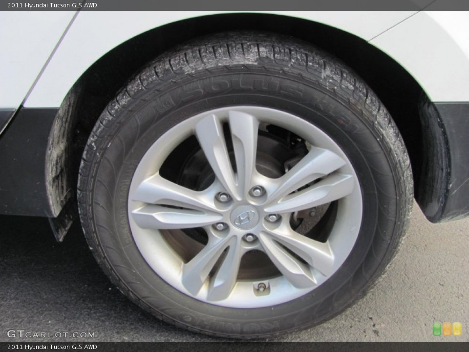 2011 Hyundai Tucson GLS AWD Wheel and Tire Photo #54922657
