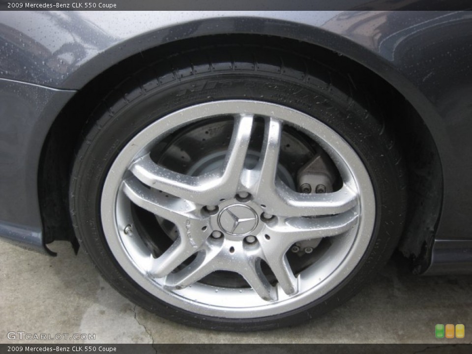 2009 Mercedes-Benz CLK 550 Coupe Wheel and Tire Photo #54922726