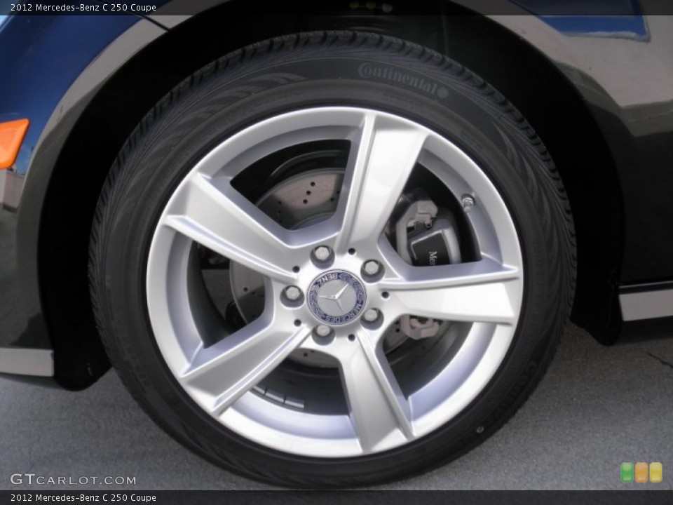2012 Mercedes-Benz C 250 Coupe Wheel and Tire Photo #54923437