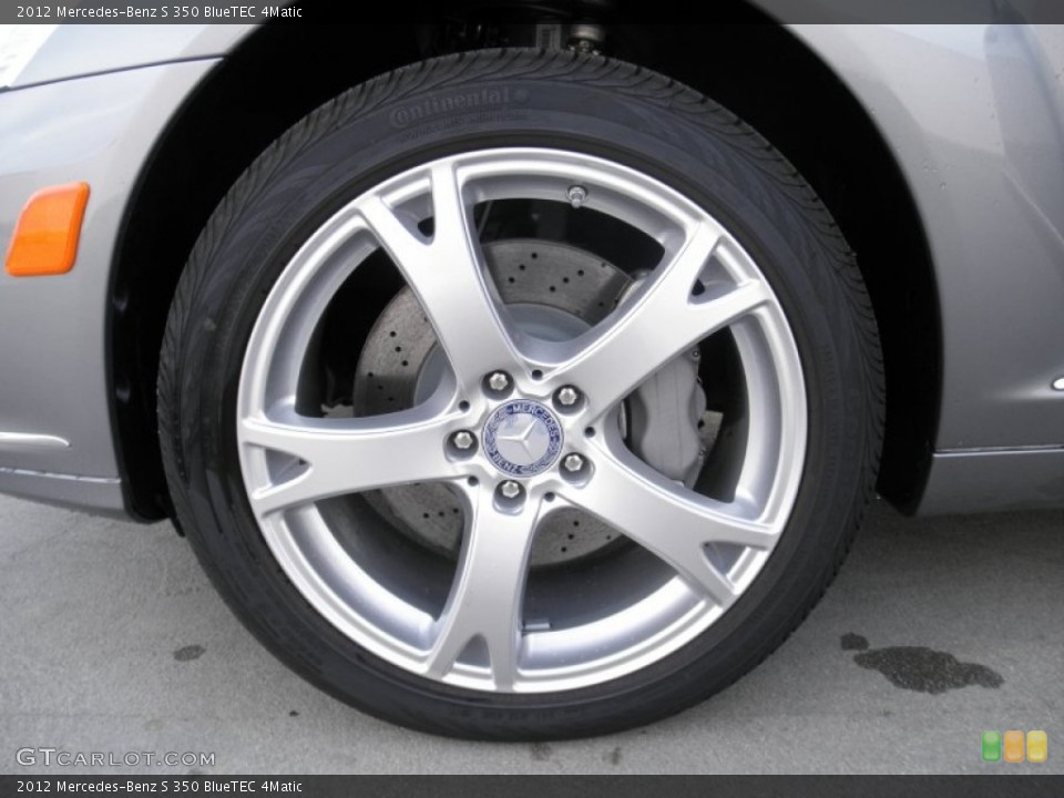 2012 Mercedes-Benz S 350 BlueTEC 4Matic Wheel and Tire Photo #54924436