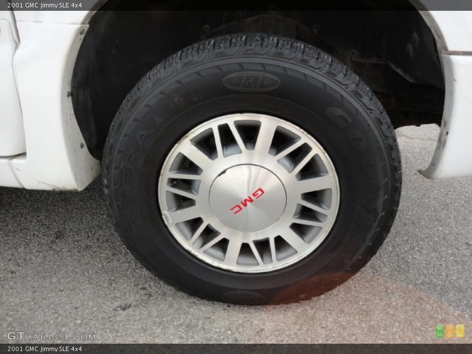 2001 GMC Jimmy SLE 4x4 Wheel and Tire Photo #54932647