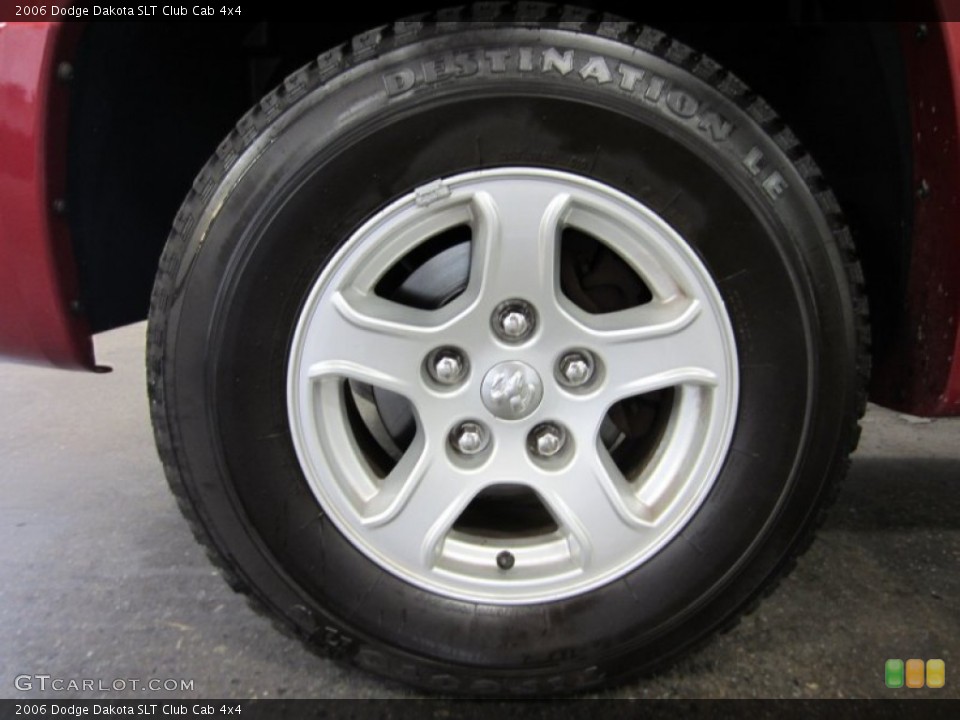 2006 Dodge Dakota SLT Club Cab 4x4 Wheel and Tire Photo #54933214