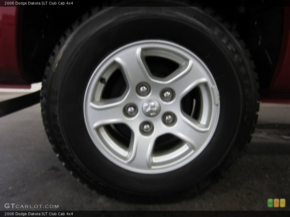 2006 Dodge Dakota SLT Club Cab 4x4 Wheel and Tire Photo #54933292
