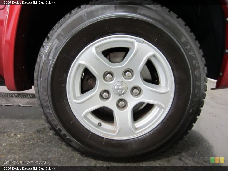 2006 Dodge Dakota SLT Club Cab 4x4 Wheel and Tire Photo #54933301