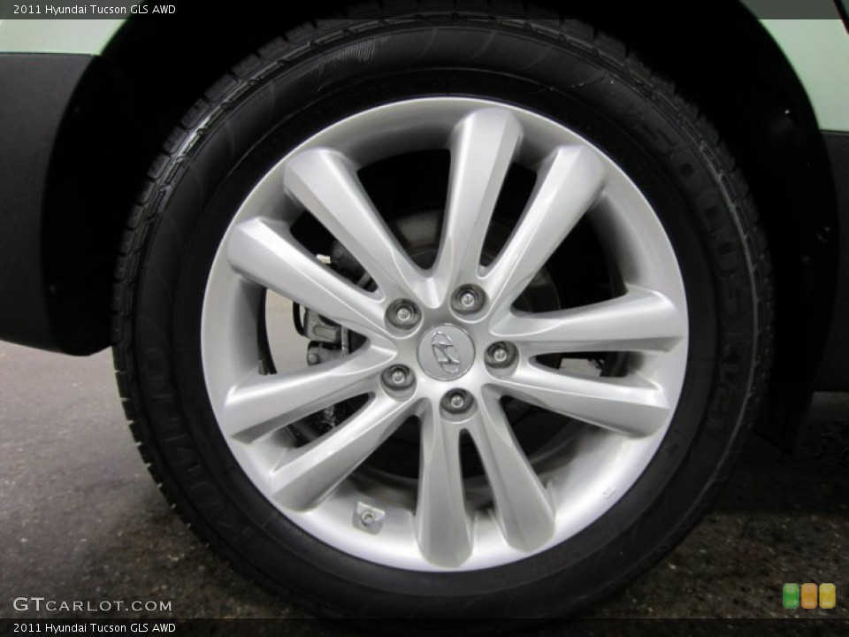 2011 Hyundai Tucson GLS AWD Wheel and Tire Photo #54933583