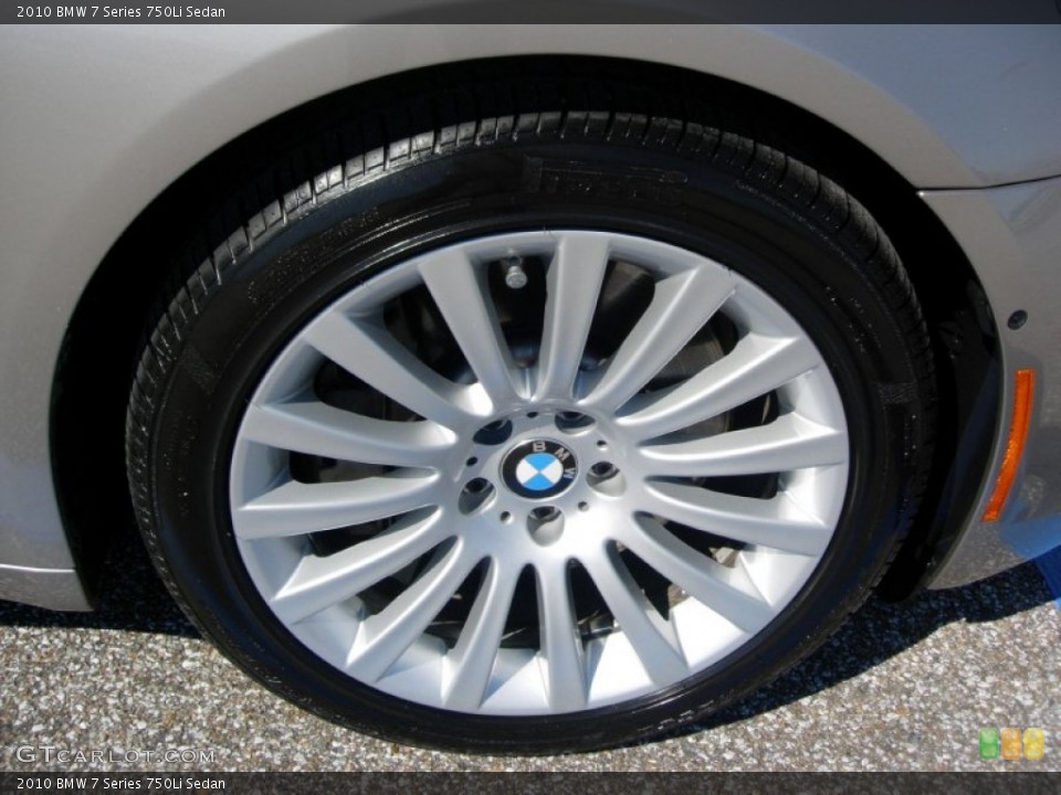 2010 BMW 7 Series 750Li Sedan Wheel and Tire Photo #54944053