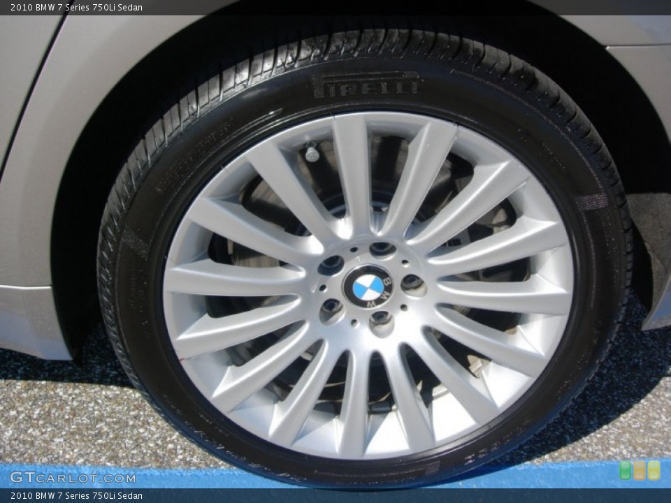 2010 BMW 7 Series 750Li Sedan Wheel and Tire Photo #54944070