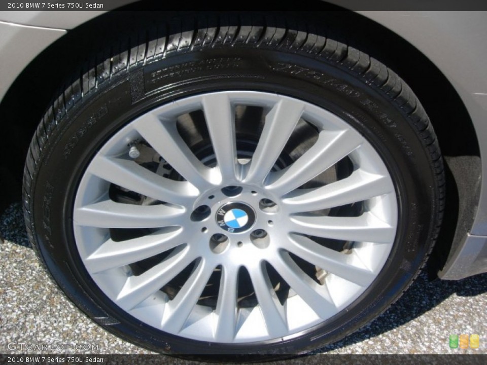 2010 BMW 7 Series 750Li Sedan Wheel and Tire Photo #54944083