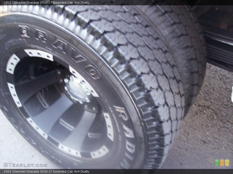 2003 Chevrolet Silverado 3500 LT Extended Cab 4x4 Dually Wheel and Tire Photo #54945904