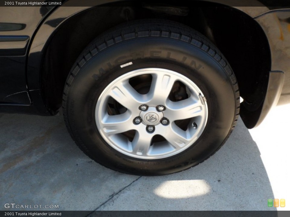 2001 Toyota Highlander Limited Wheel and Tire Photo #54952615