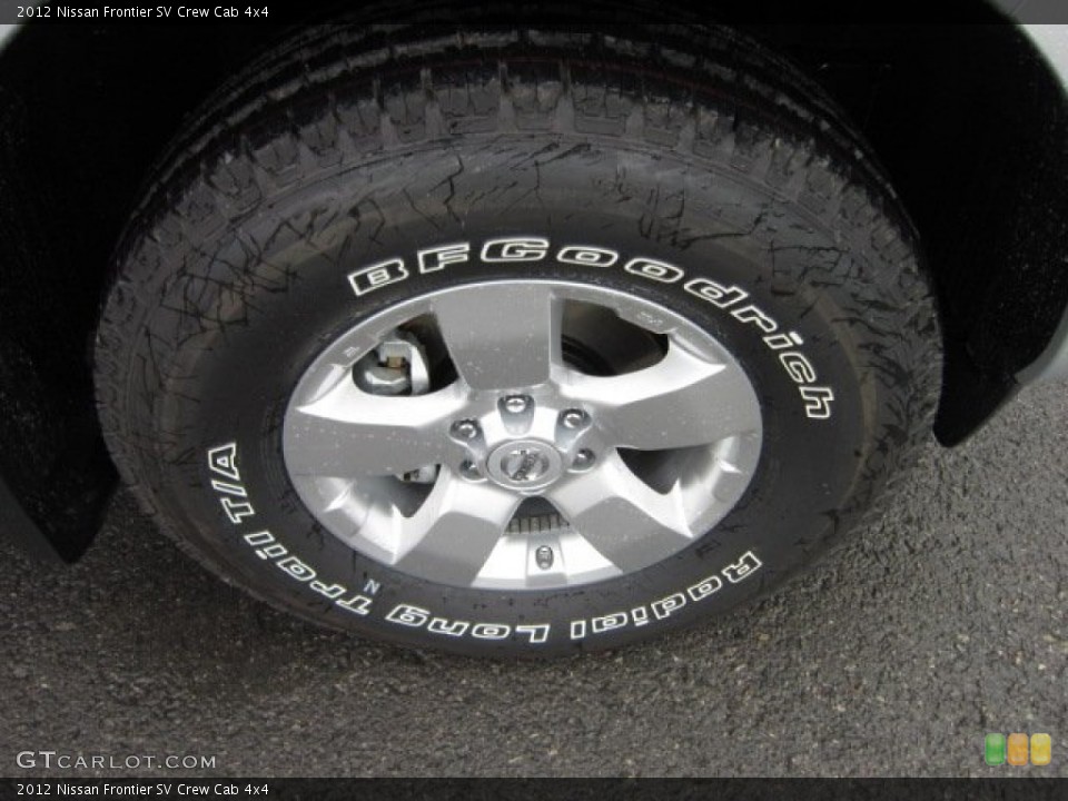 2012 Nissan Frontier SV Crew Cab 4x4 Wheel and Tire Photo #54954607