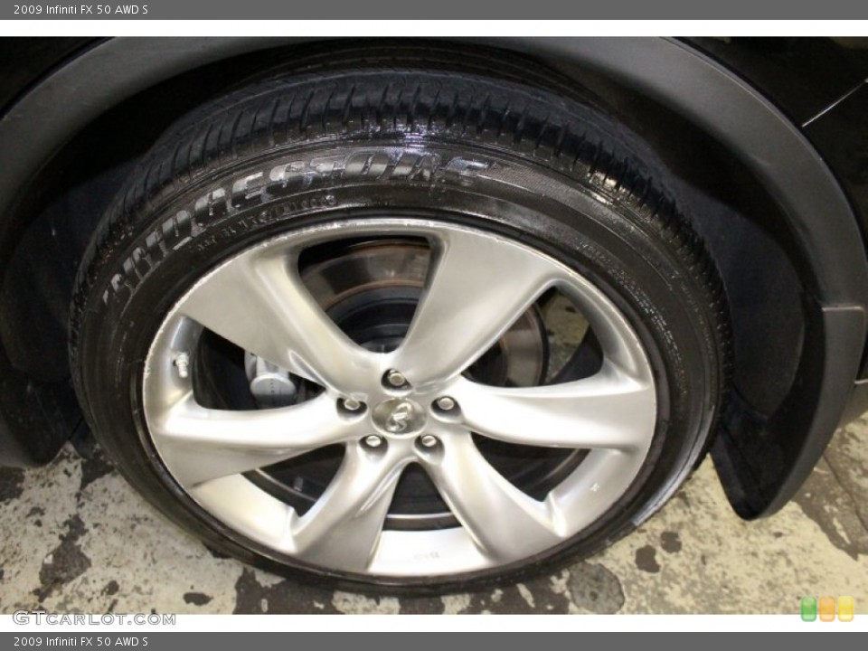 2009 Infiniti FX 50 AWD S Wheel and Tire Photo #54966919