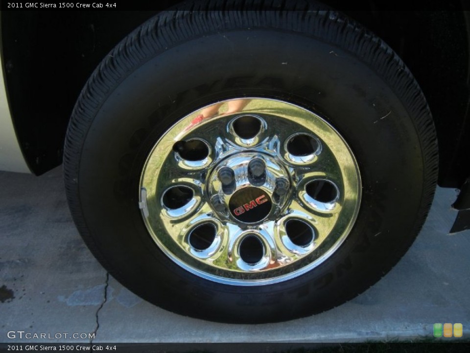2011 GMC Sierra 1500 Crew Cab 4x4 Wheel and Tire Photo #54968518