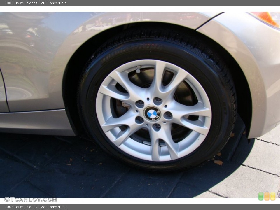 2008 BMW 1 Series 128i Convertible Wheel and Tire Photo #54969754
