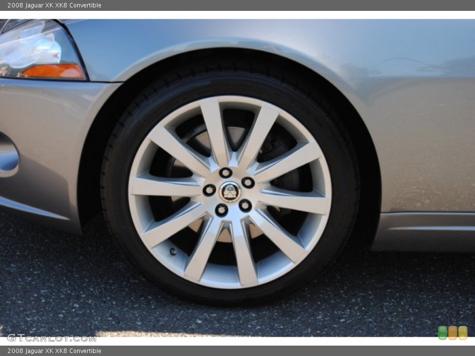 2008 Jaguar XK XK8 Convertible Wheel and Tire Photo #54981817